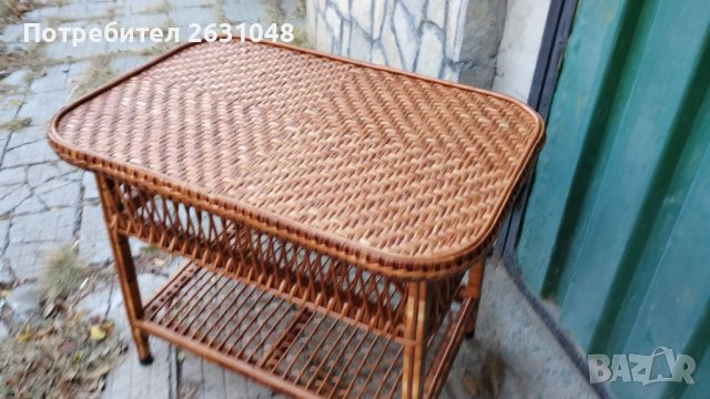плетена ратанова маса, снимка 14 - Други стоки за дома - 43018997