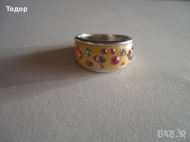Невероятен сребърен пръстен с камъни 925, снимка 9 - Пръстени - 38766068