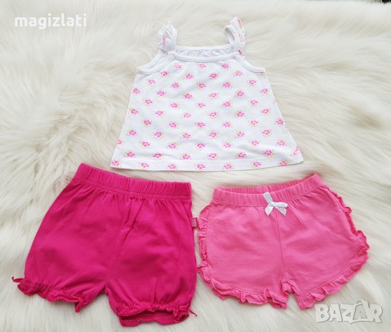 Летен лот къси панталонки  и потниче 3-6 месеца