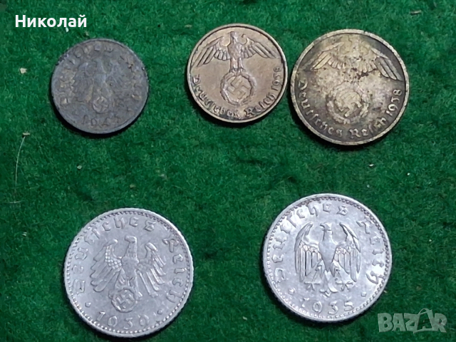 Лот Монети Германия РайхсПенинг, снимка 8 - Нумизматика и бонистика - 52626152