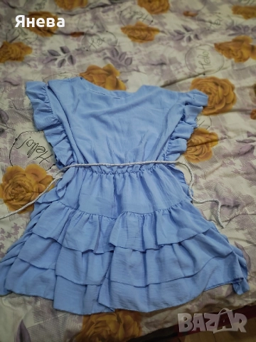 Дамска рокля в небесно синьо 