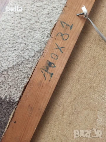 СТАРА ОРИГИНАЛНА ГОЛЯМА МАЙСТОРСКА ТВОРБА -ГОЛО ТЯЛО, снимка 6 - Антикварни и старинни предмети - 50820826