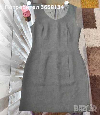 Рокля в тъмно зелен цвят , снимка 1