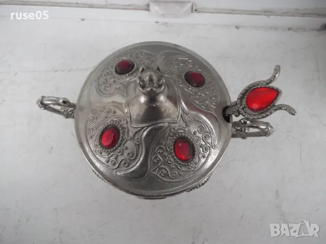 Захарница метална - 1, снимка 4 - Други ценни предмети - 49653581