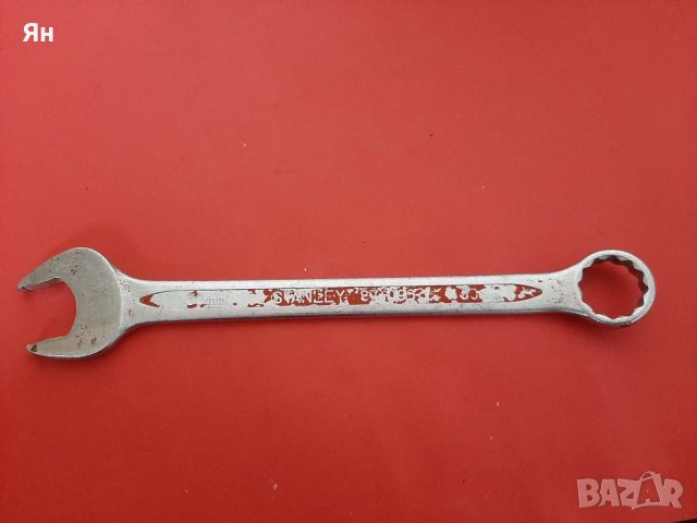 Английски Качествен Гаечен Ключ/Звезда 'STANLEY' -30мм , снимка 2 - Ключове - 43659155