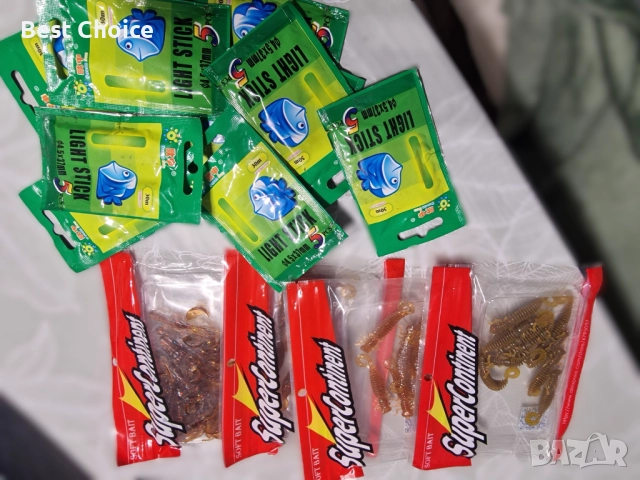 Рибарски лот - Влакна + примамки + аксесоари , снимка 10 - Стръв и захранки - 52426747