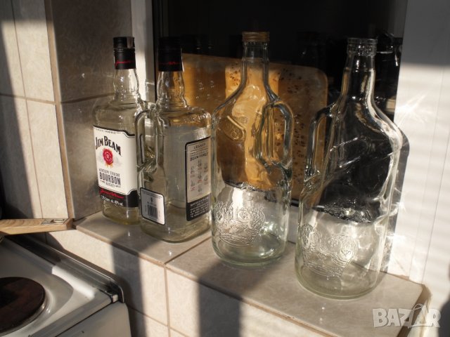 Стъклени литрови бутилки , снимка 5 - Други - 27446634