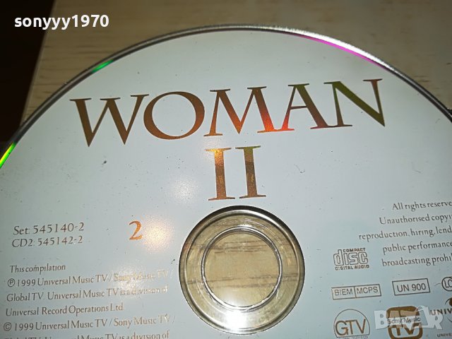 WOMAN II X2 ORIGINAL CD 2103231827, снимка 4 - CD дискове - 40086581