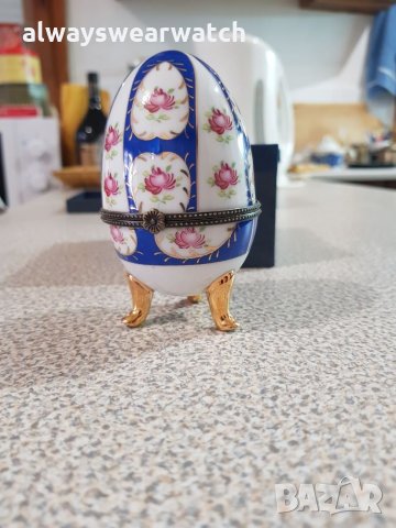 Декоративни порцеланови яйца - кутийка Limoges / Лимош - ръчна изработка - 2 бр., снимка 15 - Колекции - 27969255