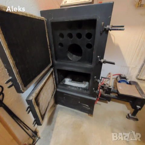 Котел на пелети (Италия) – 32 kW, ползван 4 сезона, снимка 5 - Отоплителни печки - 52988139