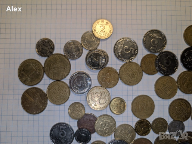 Лот от монети гривни Украйна, снимка 2 - Нумизматика и бонистика - 51925931