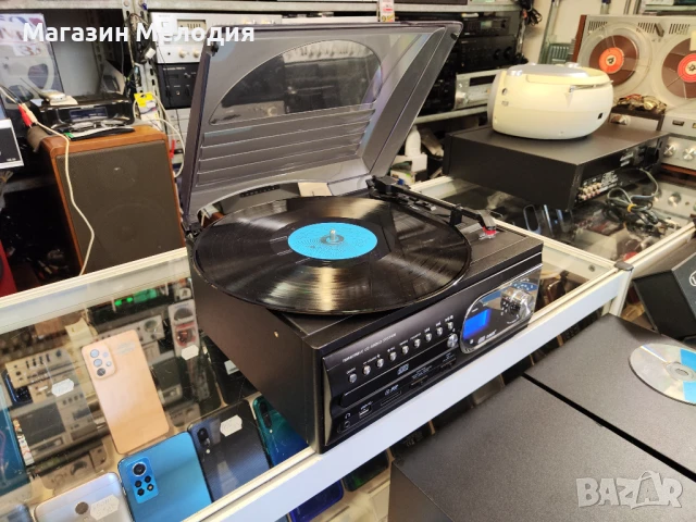 Turntable cd radio system / Грамофон с радио, диск, касета, usb и памет карта Model - TCD-983WEC  В , снимка 10 - Аудиосистеми - 50782582