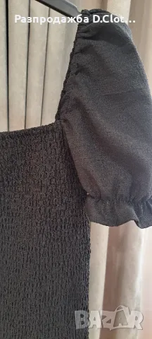  Shein черна рокля XS-S  , снимка 2 - Рокли - 46584444