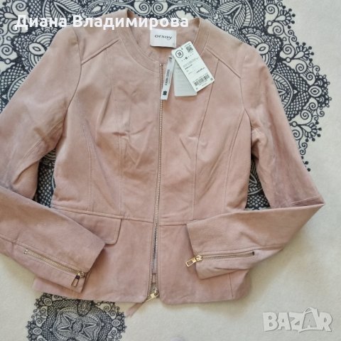 Orsey дамско яке естествен велур, снимка 4 - Якета - 32433015