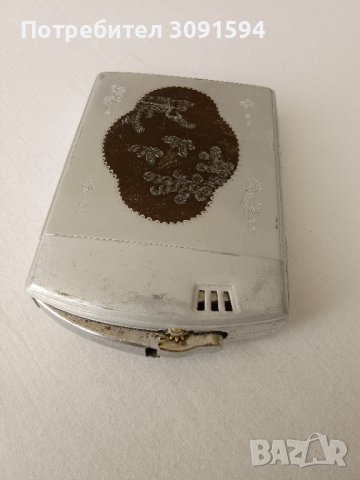 стара китайска табакера със вградена бензинова запалка. Ръчно гравирана, снимка 9 - Антикварни и старинни предмети - 43165262