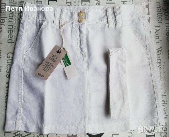 Различни дънкови и от плат поли на Benetton. Намаление!, снимка 7 - Поли - 12032839
