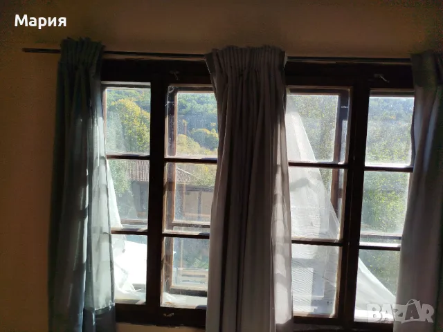 Дървена дограма от селска къща с двойни прозорци, без каси, снимка 13 - Дограми - 47911296