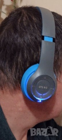 Сгъваеми Блутут слушалки с вграден микрофон за разговори, радио!, снимка 9 - Bluetooth слушалки - 43076771