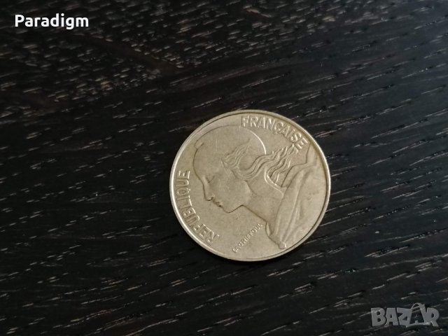 Монета - Франция - 20 сентима | 1985г., снимка 2 - Нумизматика и бонистика - 28553966