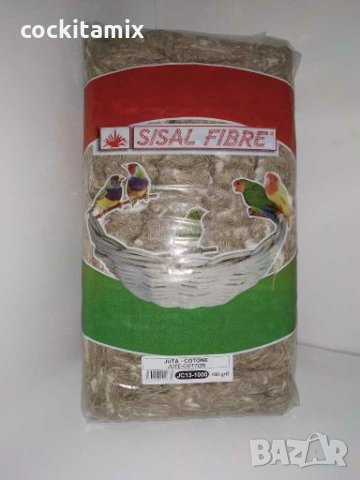 Пълнеж за гнездо на птици - 0.500кг, снимка 2 - Канари - 27933530