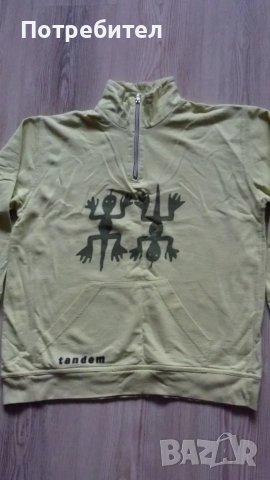 Памучна блуза с дълъг ръкав-С-М, снимка 1