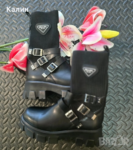 Дамски боти Prada - 110 лв., снимка 5 - Дамски боти - 52225337