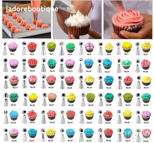 48 бр/к-кт Накрайници за пош различни видове