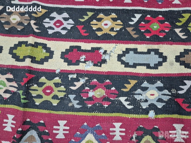 Стар Чипровски килим, снимка 3 - Антикварни и старинни предмети - 53292982