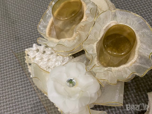 Нова рокля с чорапки и лента 3-6м, снимка 7 - Комплекти за бебе - 27998073