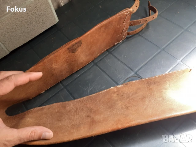 Уникален широк хайдушки кожен колан с паласки - силях, снимка 4 - Антикварни и старинни предмети - 50954208