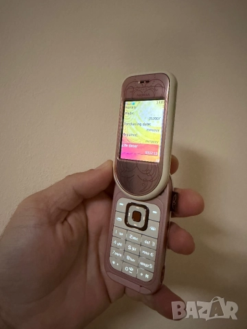 Nokia 7373 Розов цвят Pink Уникален магазински вид на 32ч, снимка 10 - Nokia - 52456907