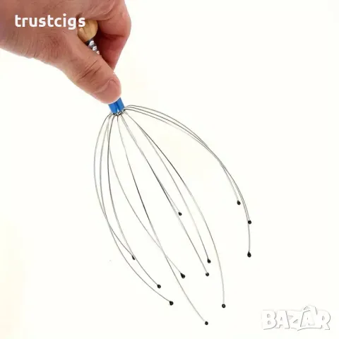 Релаксиращ масажор за глава с антистрес ефект, снимка 2 - Масажори - 47571783