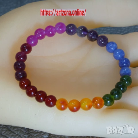 ⚜️ Гривни с камъни, кристали, талисмани, снимка 18 - Гривни - 50889257