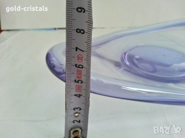 Ретро  фруктиера  цветно стъкло , снимка 5 - Антикварни и старинни предмети - 27172517