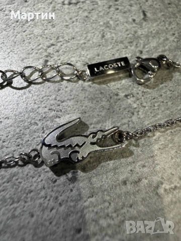 Lacoste Женска гривна (ИМЕЙЛ за АВТЕНТИЧНОСТ), снимка 4 - Гривни - 53528504