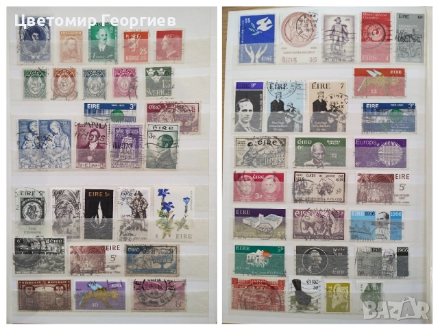 Класьор с марки 900 бр. К.1, снимка 11 - Филателия - 51891111