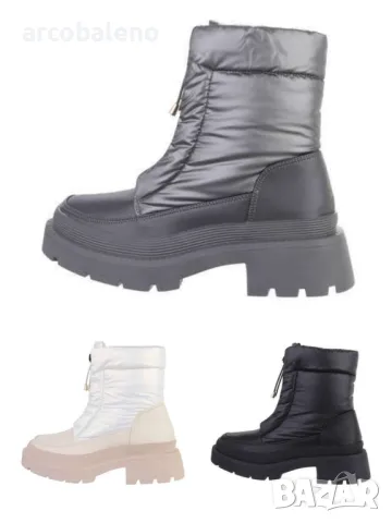 Класически дамски боти до глезена, 3цвята 