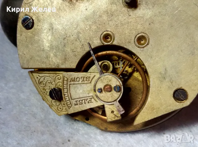 CENTRE SECONDS CHRONOGRAPH SPECIALLY EXAMINED SWISS MADE МЕХАНИЗЪМ от СТАР ДЖОБЕН ЧАСОВНИК 22911, снимка 4 - Антикварни и старинни предмети - 48579054