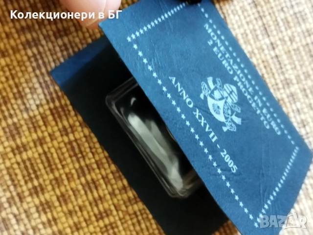2 ЕВРО 2003 ГОДИНА - ПРОБНА ЕВРОМОНЕТА ОТ ВАТИКАНА, снимка 5 - Нумизматика и бонистика - 53453201