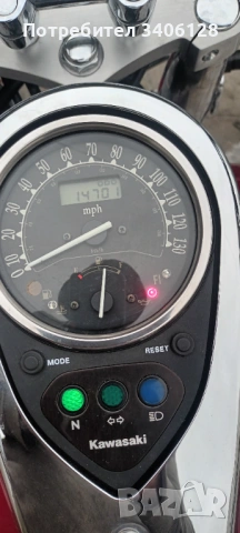 Kawasaki vulkan 900 -14000 км !!!, снимка 7 - Мотоциклети и мототехника - 53475266