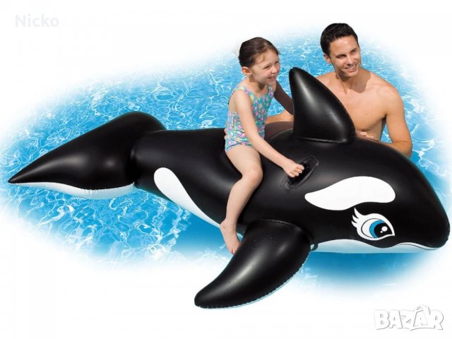 Надуваема играчка Кит INTEX Whale Ride-on, снимка 2 - Надуваеми играчки - 37623726