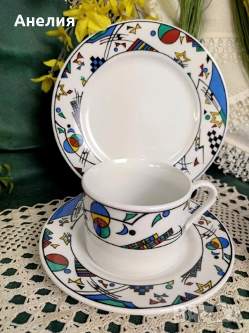 4 тройни сета фигурални шарки от Германия 