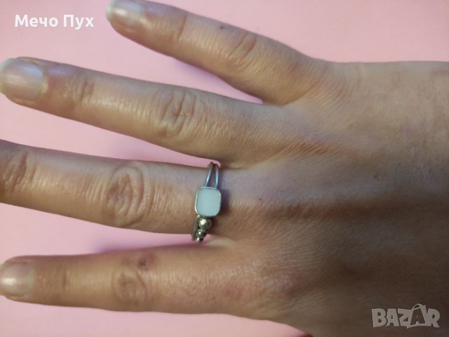 Стар сребърен пръстен (75), снимка 2 - Пръстени - 38975269