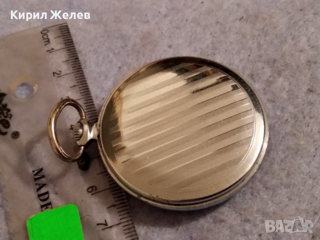 МОЛНИЯ Стар РУСКИ МЕХАНИЧЕН ДЖОБЕН ЧАСОВНИК МОЛНИЯ СССР 37126, снимка 10 - Джобни - 40060375