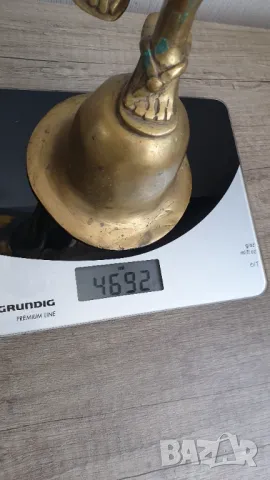 Голяма африканска бронзова пластика на жена, снимка 15 - Антикварни и старинни предмети - 47655873