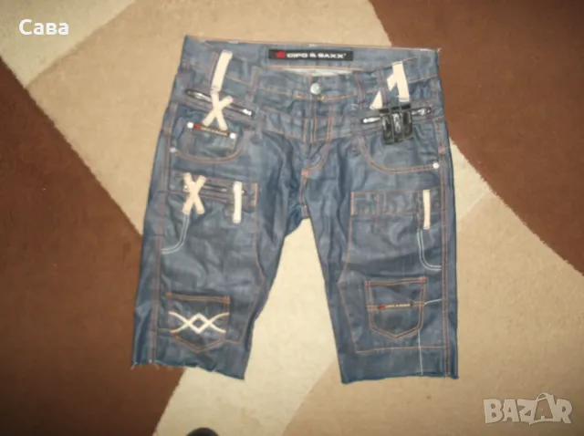 Къси дънки CIPO&BAXX  мъжки,М, снимка 2 - Къси панталони - 50246627