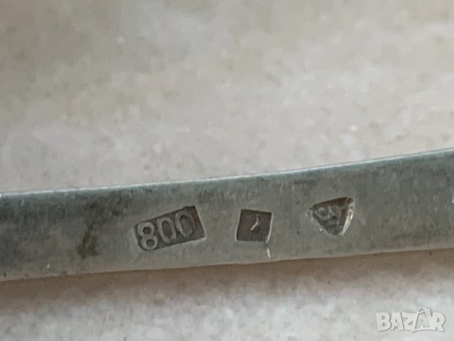 Сребърни лъжички за чай/кафе от нач. на ХХ в., снимка 7 - Прибори за хранене, готвене и сервиране - 13490138