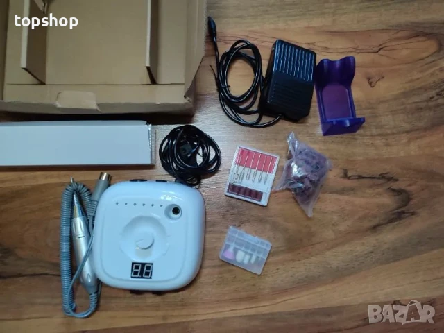 НОВА ПРОФЕСИОНАЛНА пила за нокти NAILGIRLS Т17, 11 в 1 Комплект пили, Професионална 35000 RPM, снимка 7 - Педикюр и маникюр - 50555901