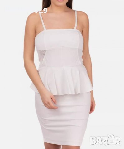 PINKO $299 оригинална бяла рокля S