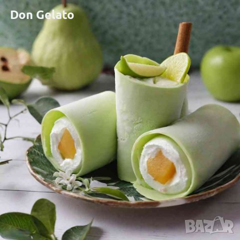 Суха смес за Тайландски сладолед ЗЕЛЕНА ЯБЪЛКА *Сладолед на прах ЗЕЛЕНА ЯБЪЛКА (1,3кг / 4-5 L Мляко), снимка 3 - Други - 37668044